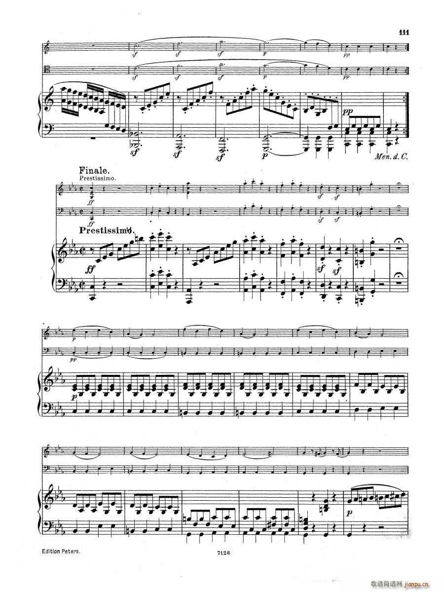 Beethoven op 1 no 3 Piano Trio(V)23