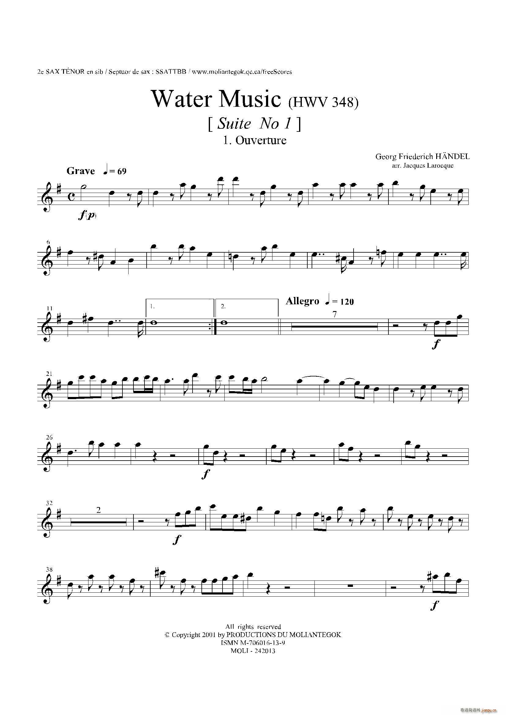 Water Music HWV 348 No 1 ڶ_˹(ʮּ)1