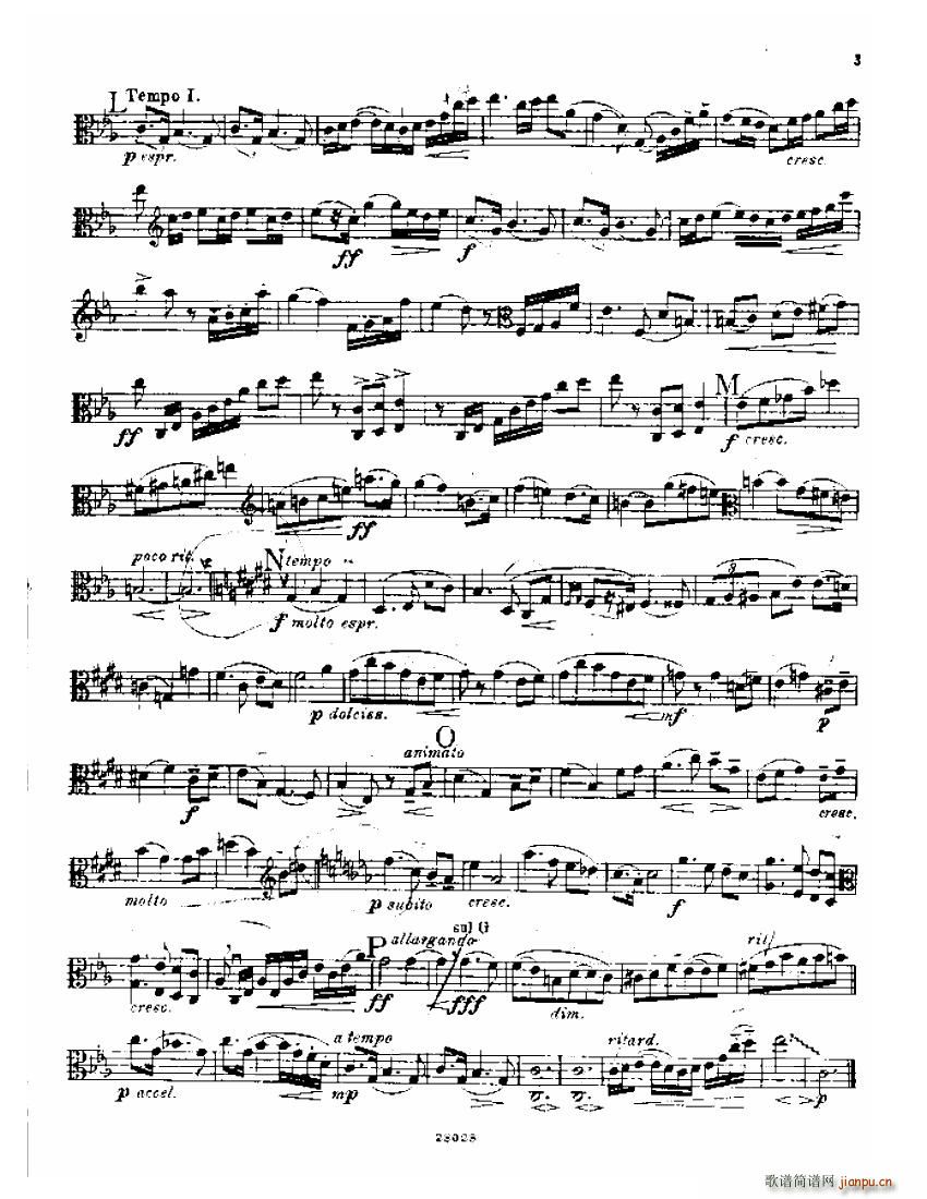 Bowen viola sonata No 1 Va part(V)3