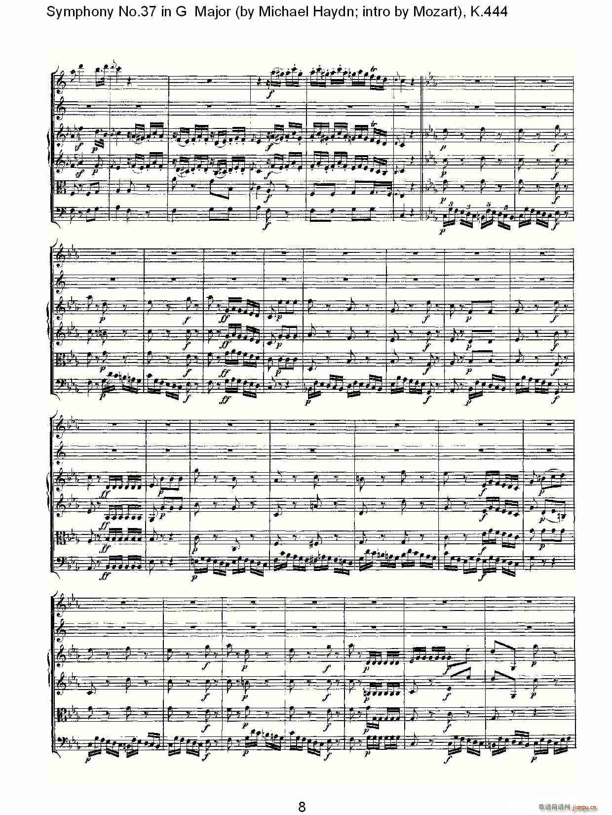 Symphony No.37 in G Major(ʮּ)8