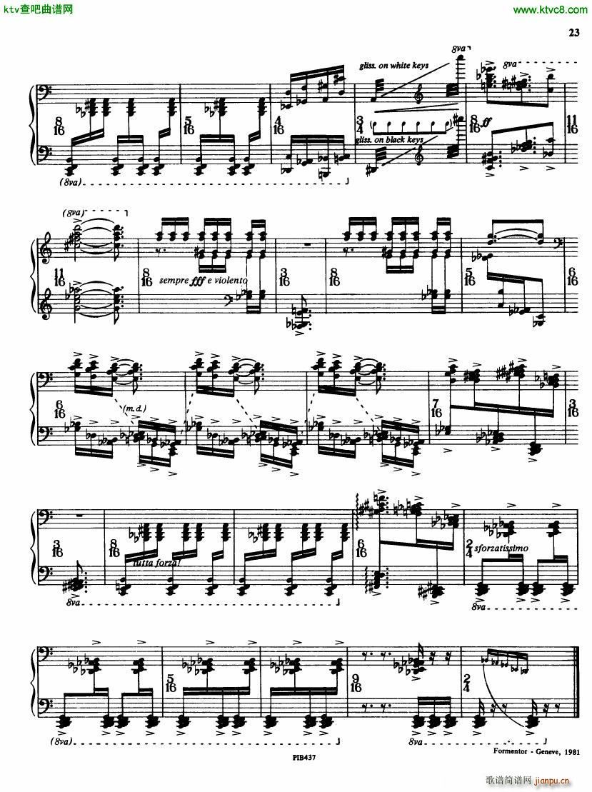 Ginastera op 53 Sonata No 2(V)23