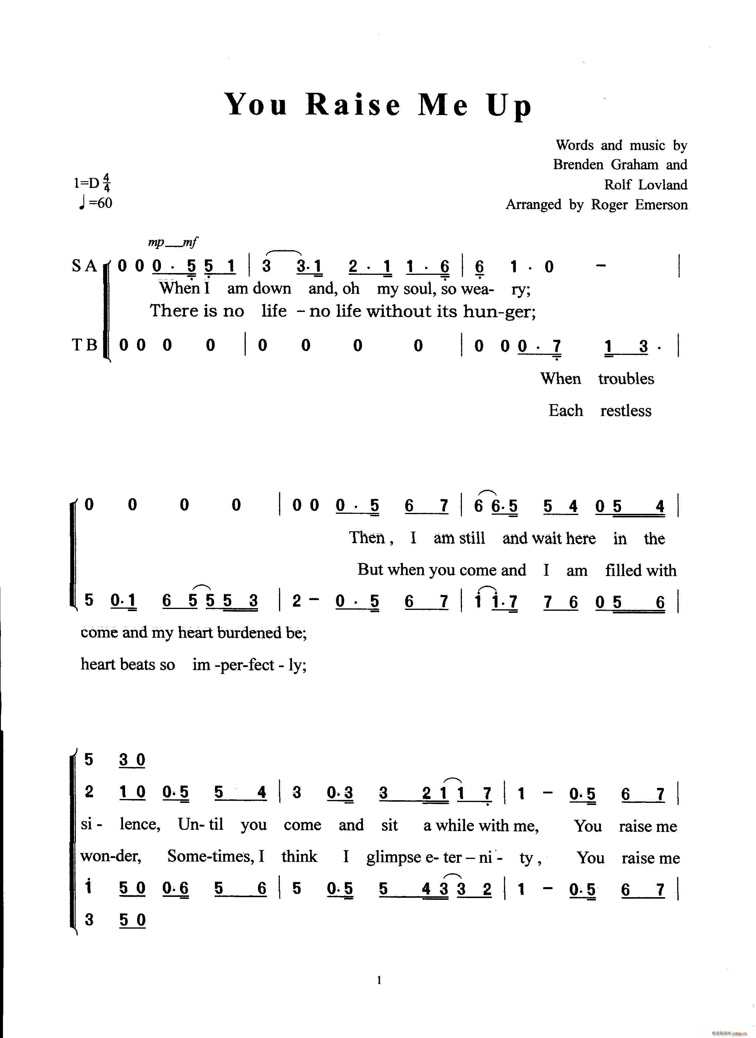 You Raise Me Up(ʮּ)1