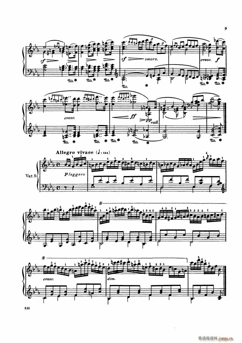 Czerny op 33 Rode Variationen(V)7