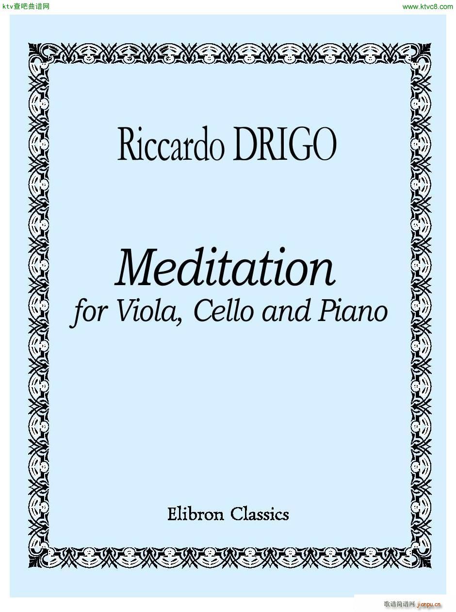 Drigo Meditation Viola Cello Piano(V)1