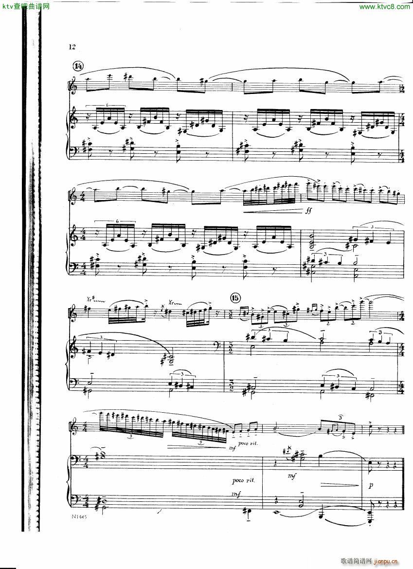 Burton E Flute sonatina score(V)11