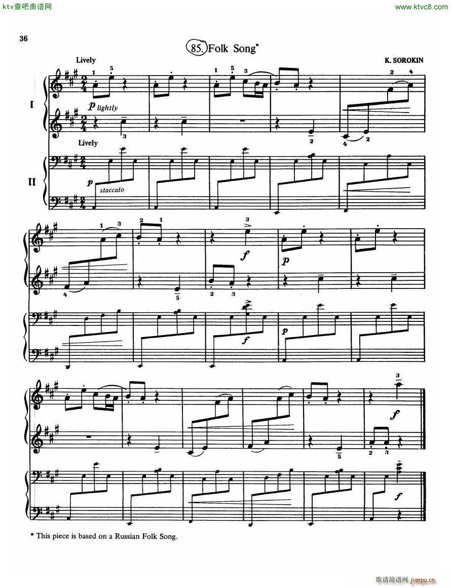 The Russian School of Piano Playing 1(V)34