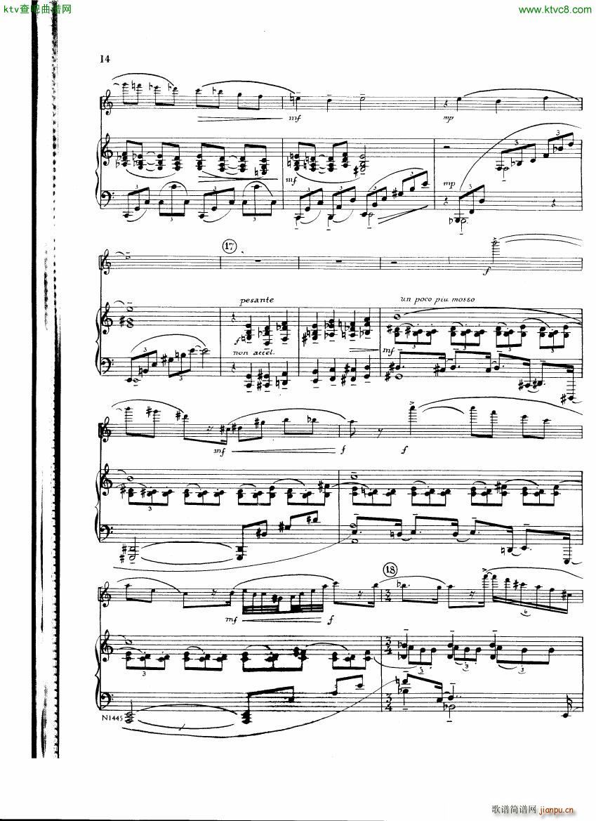 Burton E Flute sonatina score(V)13