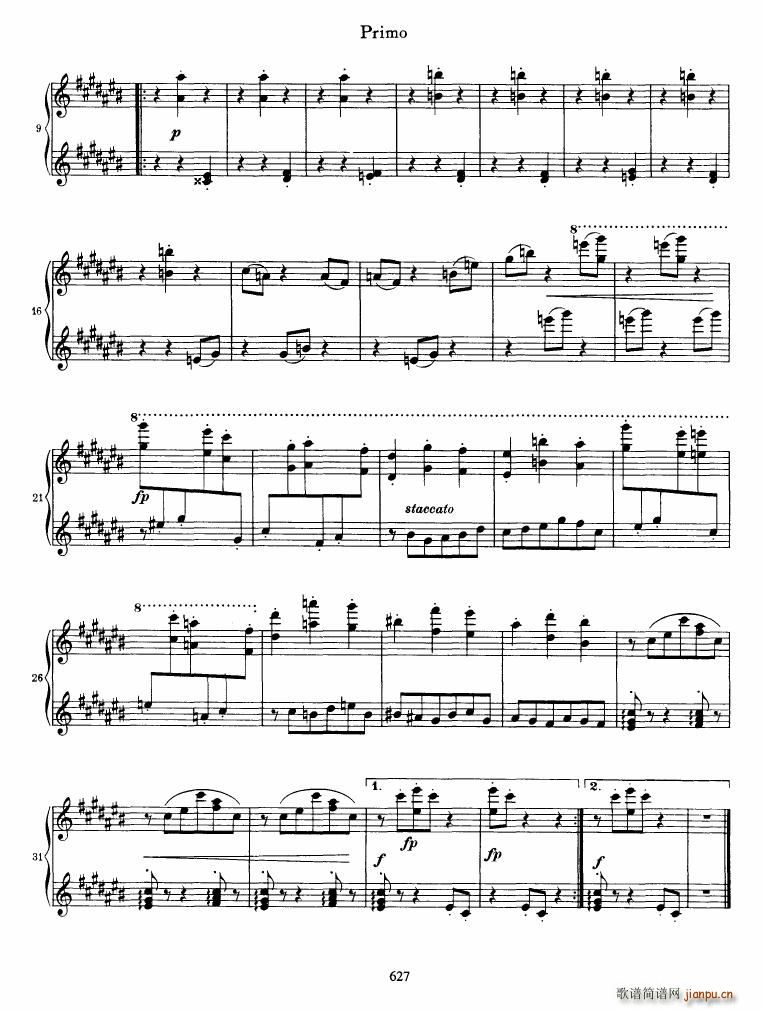 Brahms op 39 Waltzes(V)9