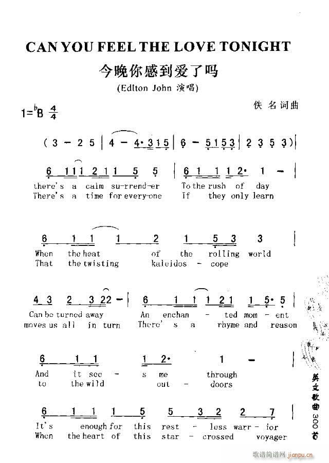 CHN YOU FEEL THE LOVE TONICHT(ʮּ)1