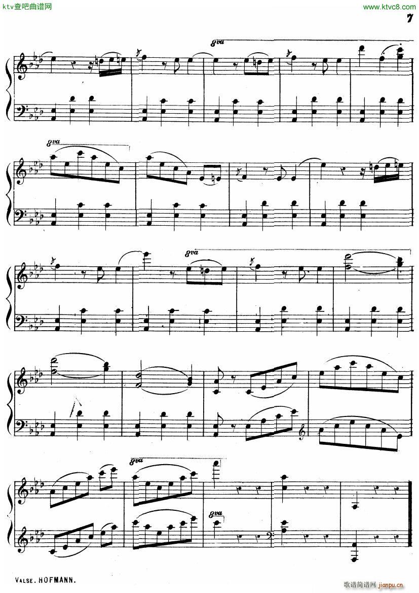Hofmann Valse in Ab(V)7