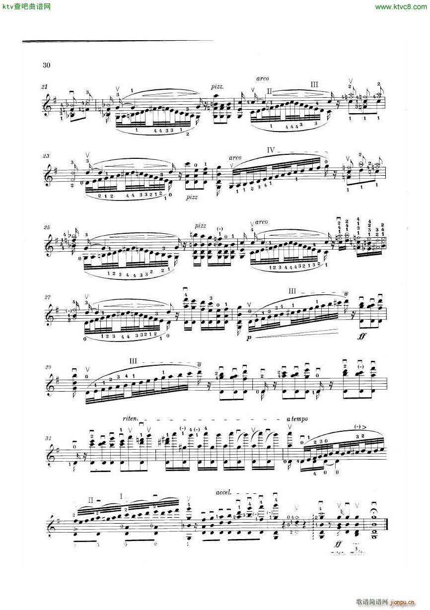 H W Ernst 6 Polyphonic Studies(V)29