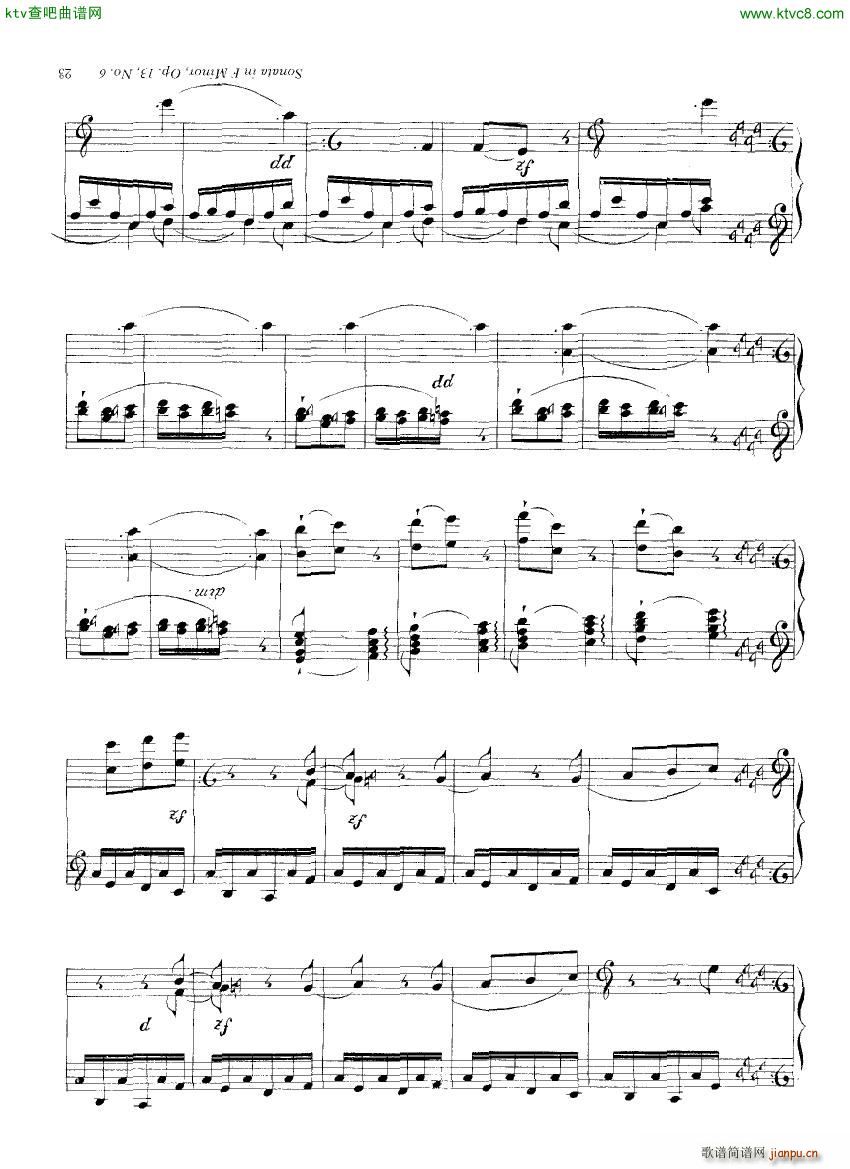 Clementi 13 6 Sonata Fminor 2 2(V)3