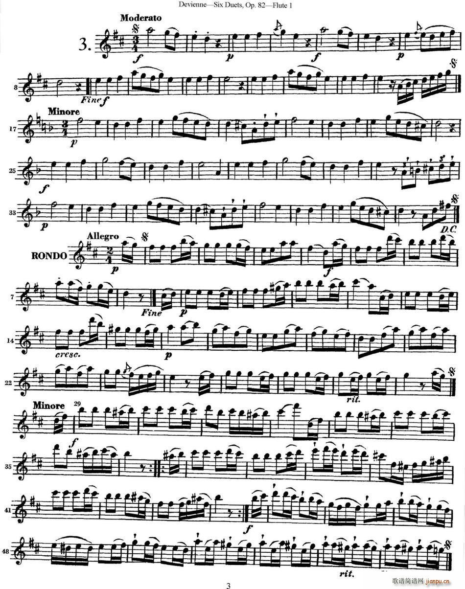 ¾S{(g)LѶСOp 82 Flute 1 NO 3(ѺV)1