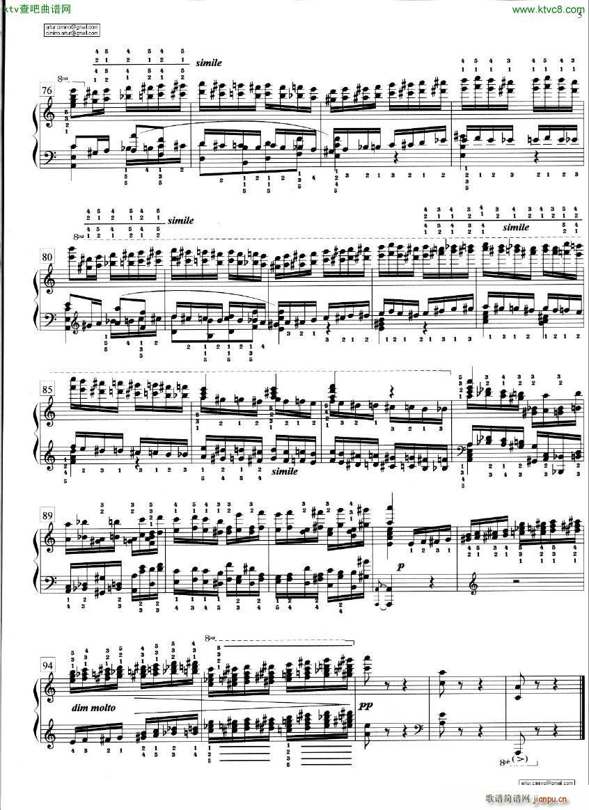 Cimirro op1 etude III 1(V)5