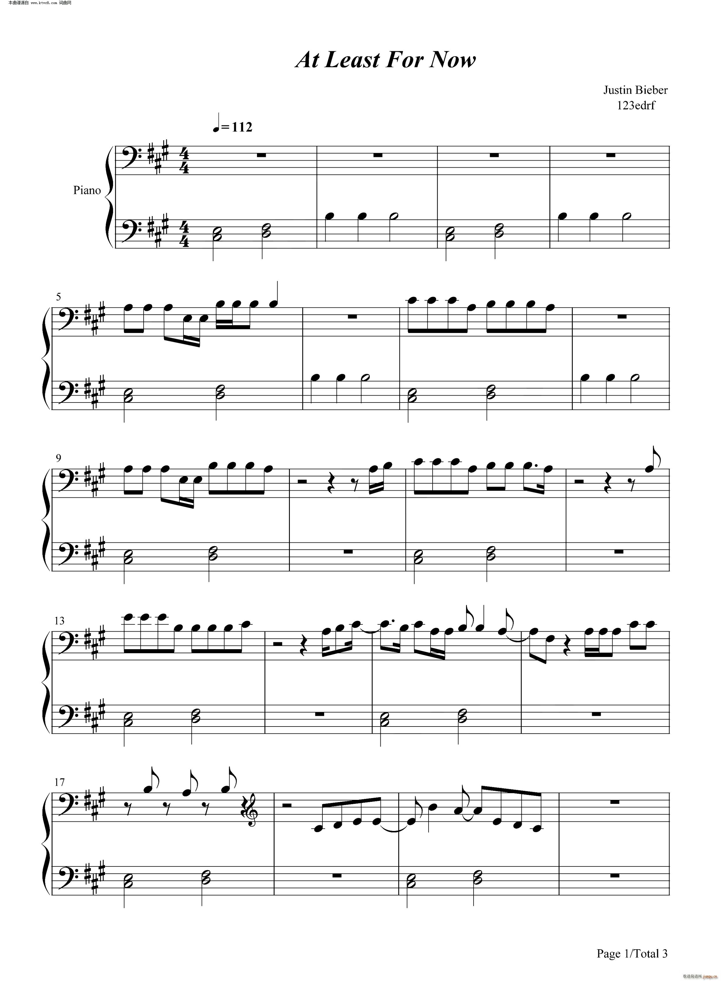 At Least For Now(V)1