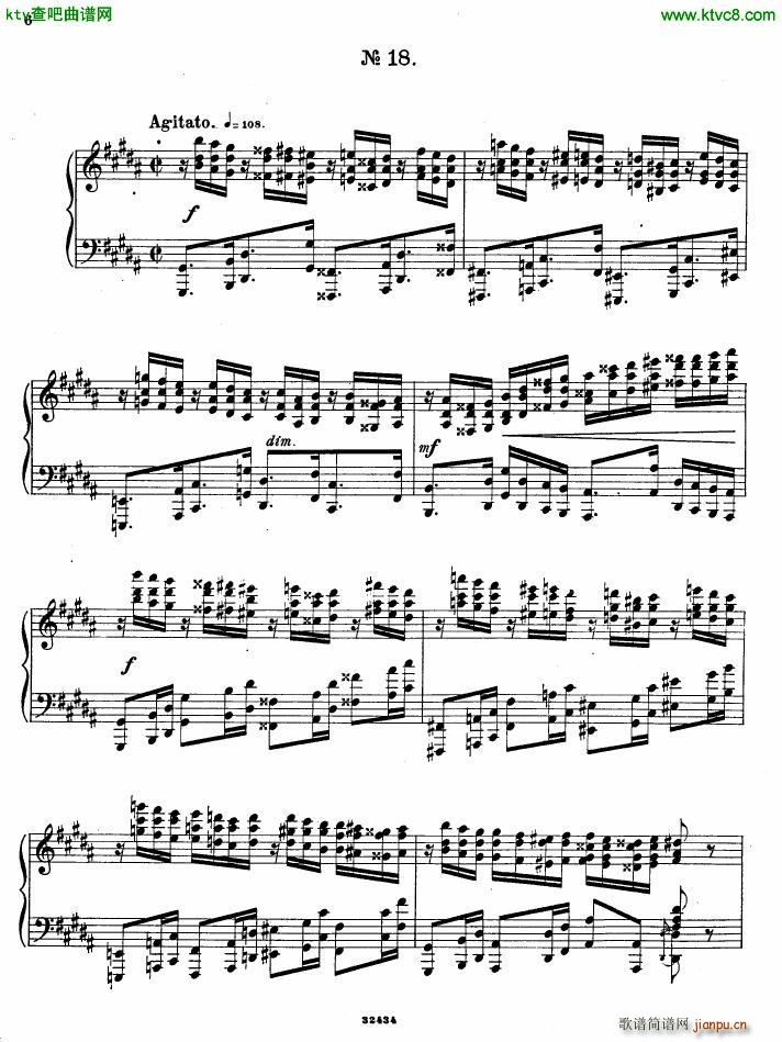 Gliere 25 Preludes op30 Book4(V)5