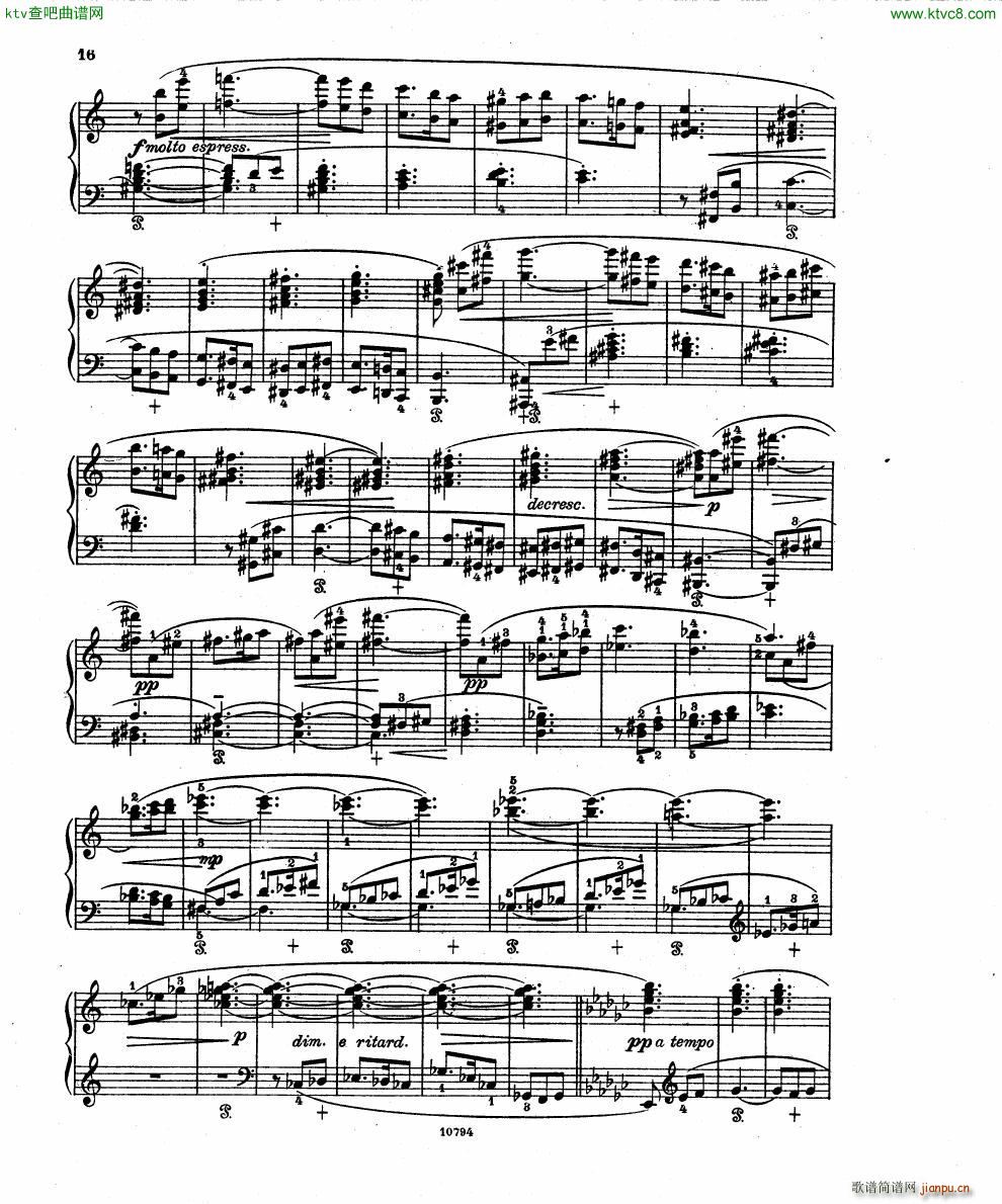 Fuchs Robert Improvisation pour clavier op 11(V)14