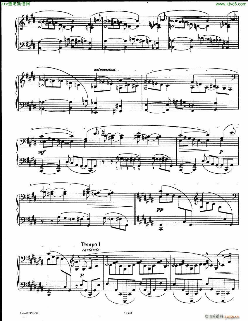 Bortkiewicz Op 42 Ballade and Op 46 Elegie(V)18