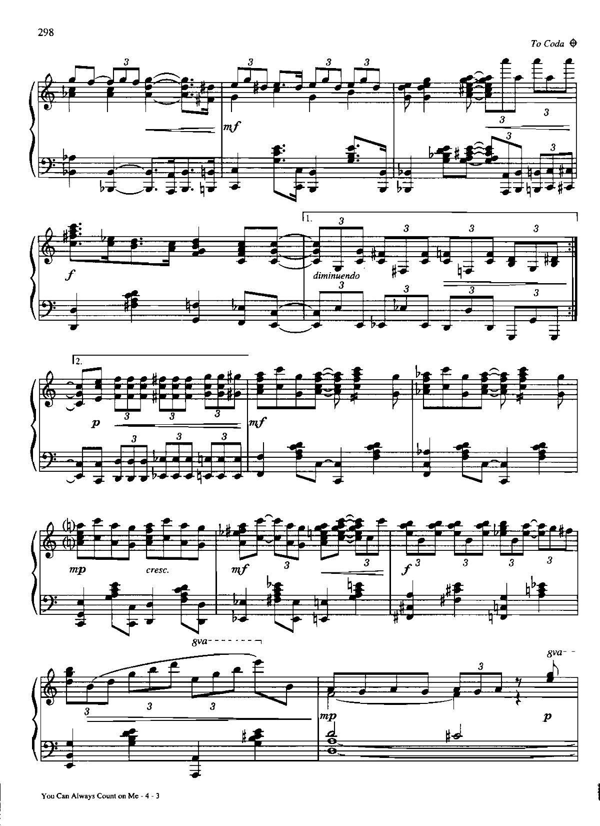 YOU CAN ALWAYS COUNT ON ME Dan Coates {(dio) (V)3