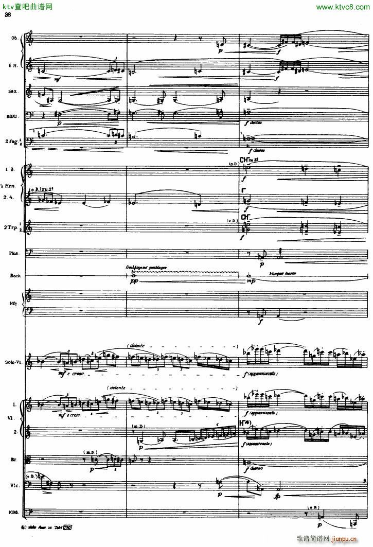 Berg Violin Concerto Score (V)6