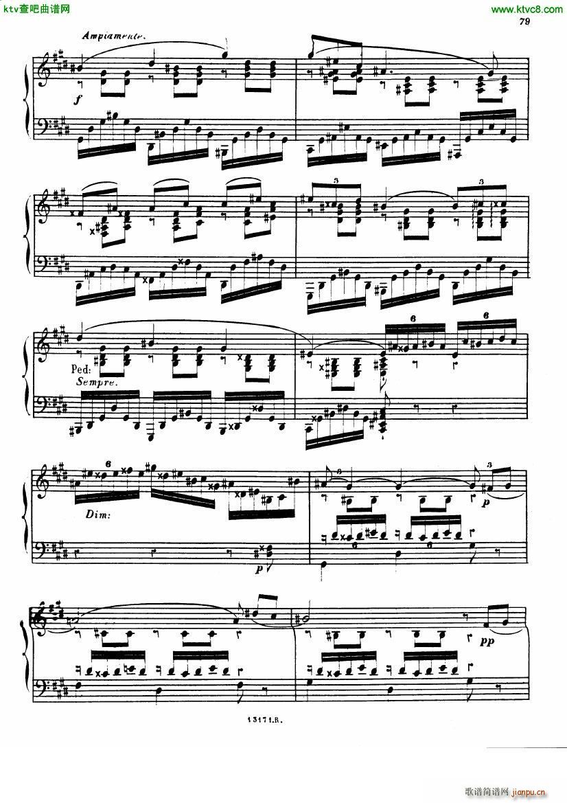 Alkan op 39 12 Etudes in Minor Keys no 9(V)6