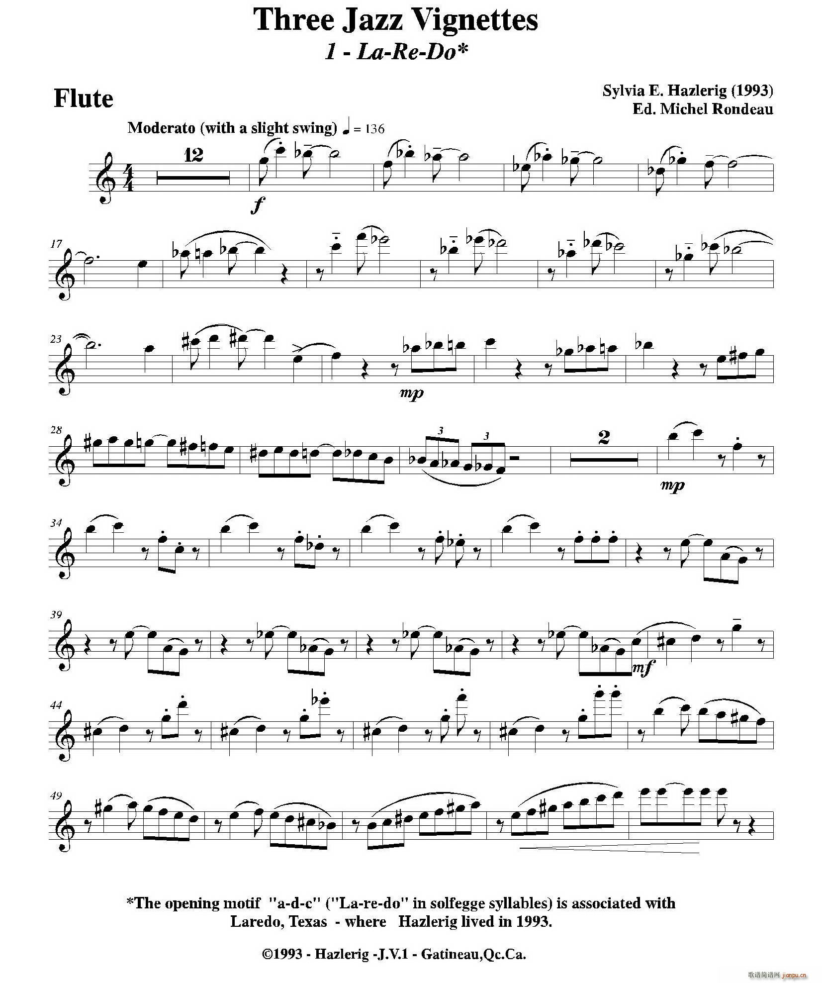 Three jazz vignettes һ L(ѺV)1