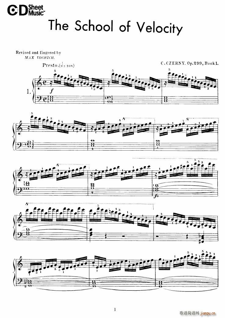 Czerny op 226 Fantasie f Moll 4H(V)19
