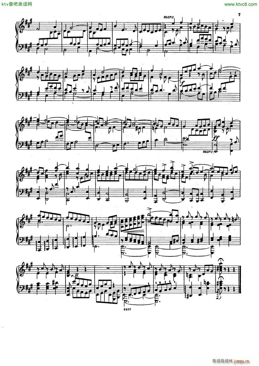 Bach D Albert Prelude and fugue in a major(V)7
