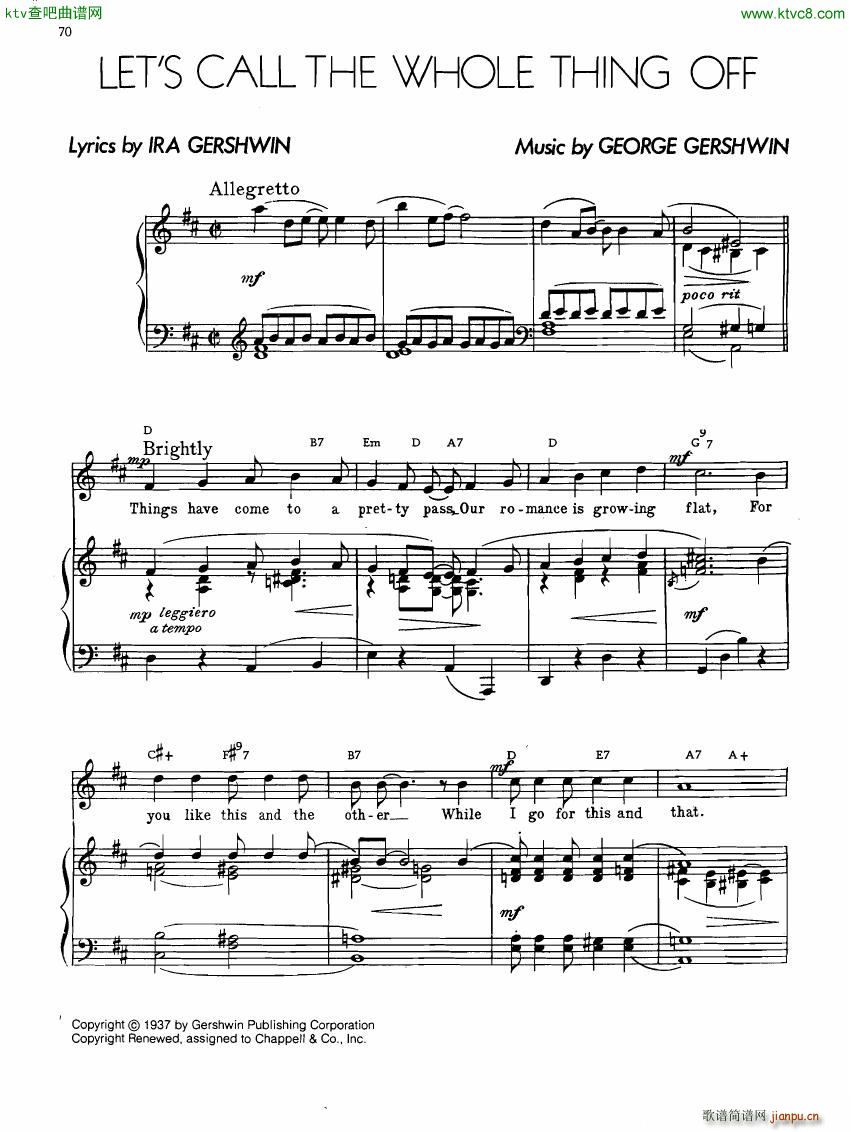 Gershwin The Greatest Songs Part 1 (V)20