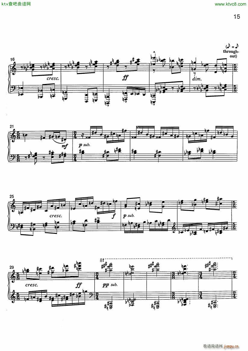 Bolcom 9 Bagatelles(V)16