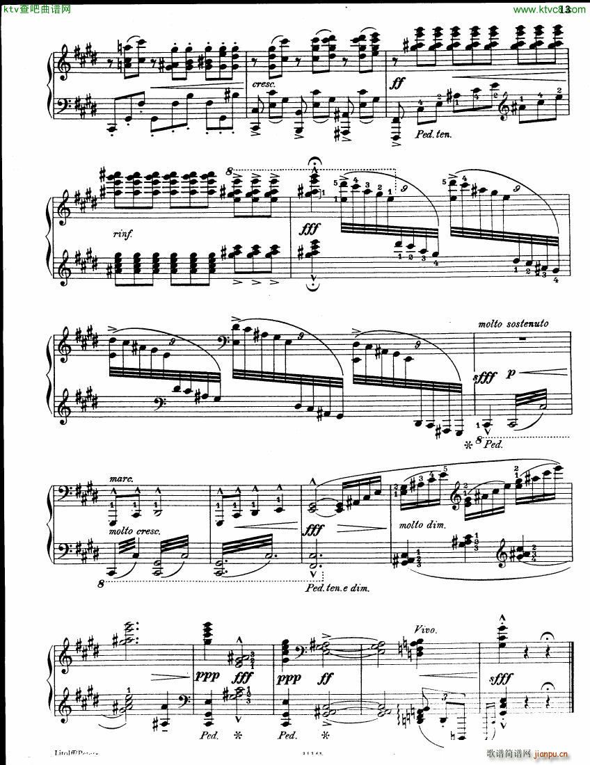 Bortkiewicz Op 42 Ballade and Op 46 Elegie(V)13