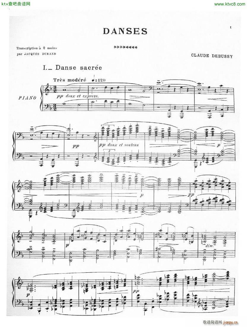debussy durand danse sacre(V)1