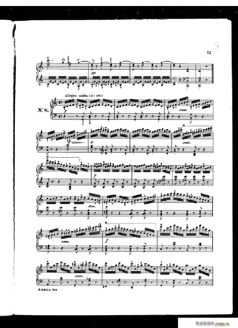 Czerny School of Velocity book 1 Op 299(V)13