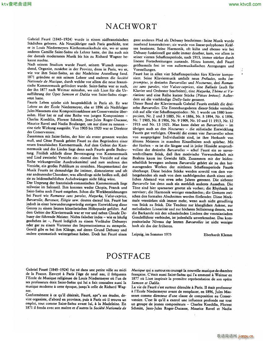 Faure 13 Barcarolle (V)49
