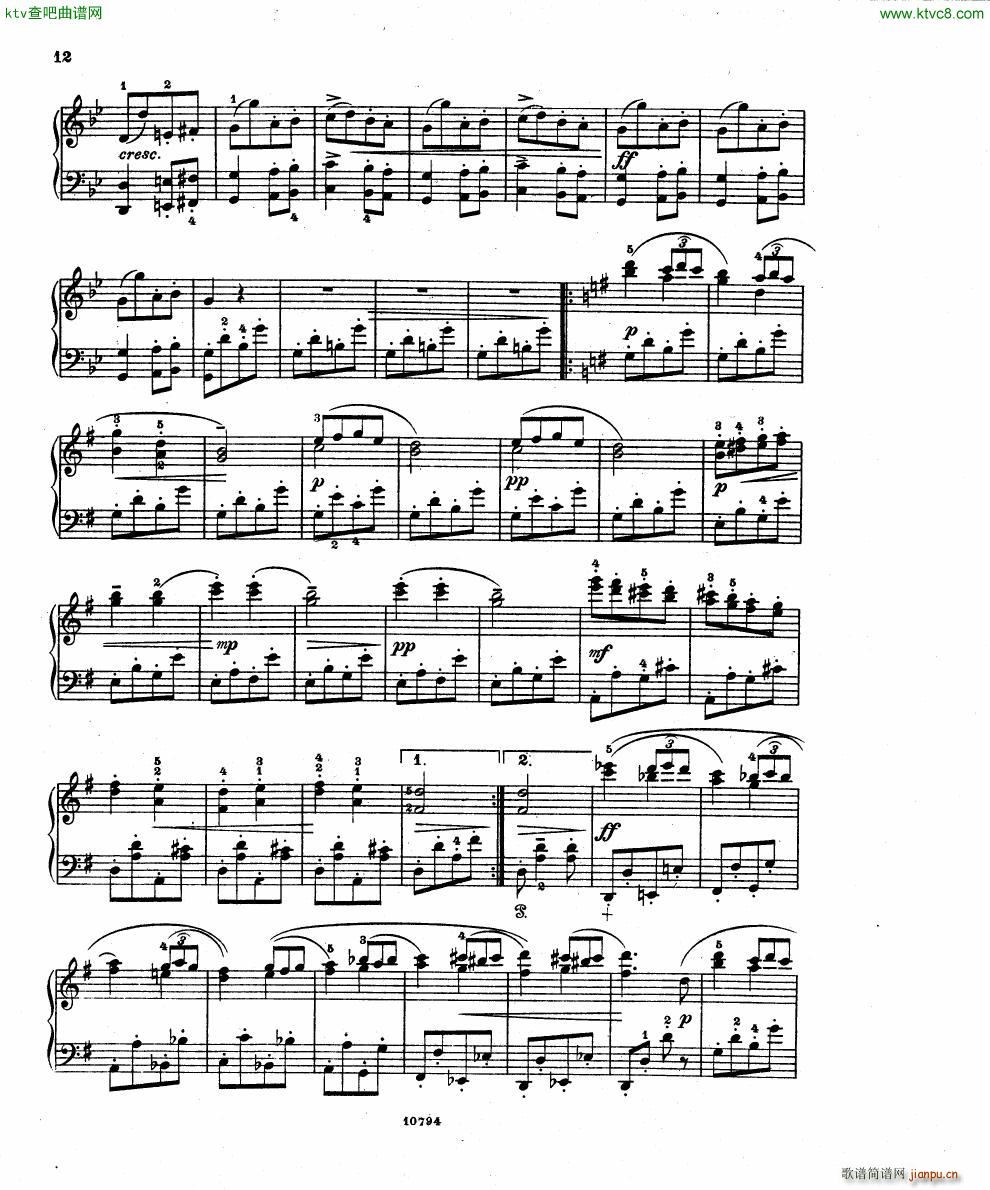 Fuchs Robert Improvisation pour clavier op 11(V)10