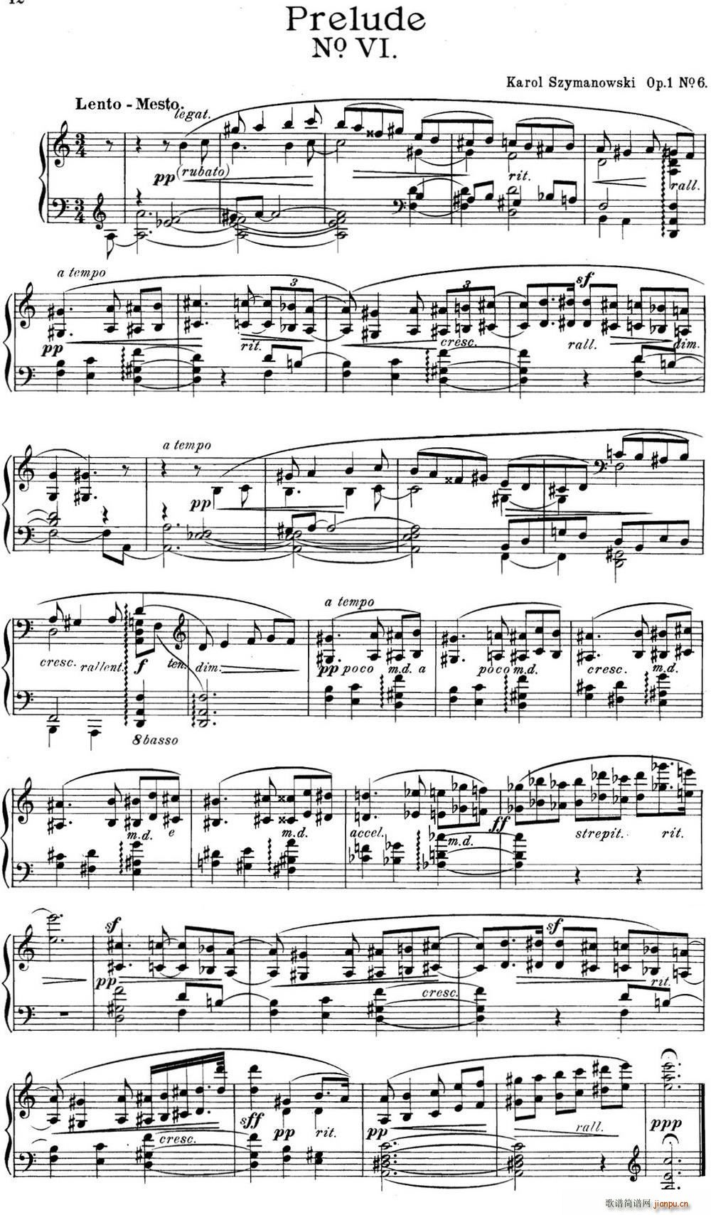 ϣZ˹ 9ǰ Op 1 No 6(V)1