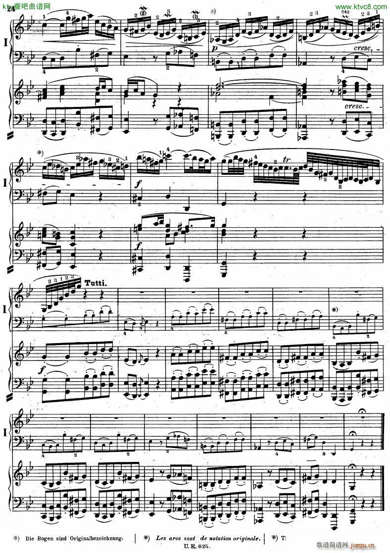Bach JS BWV 1052 Keyboard Concerto in d ed R ntgen(V)25