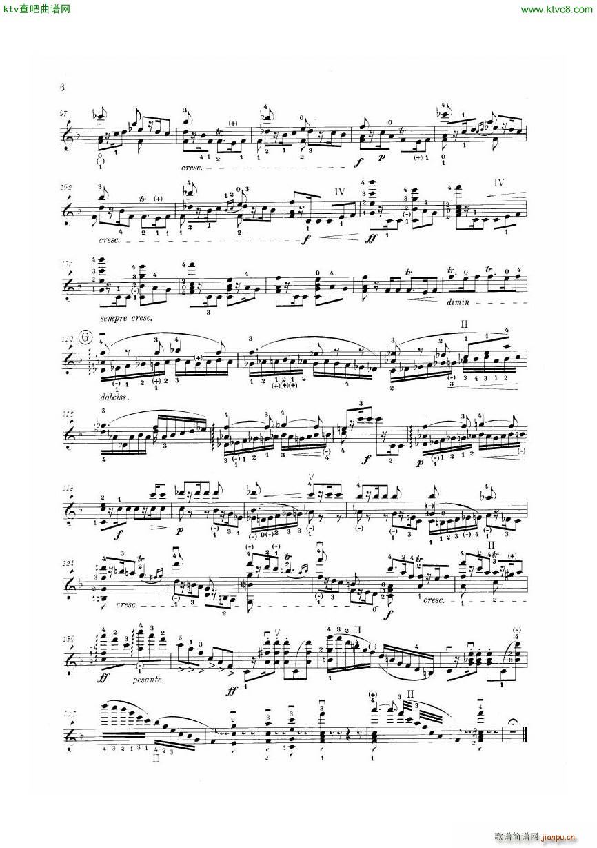 H W Ernst 6 Polyphonic Studies(V)5