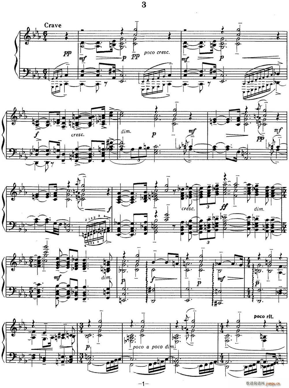 լZ (x)3 Etudes tableaux Op 33 No 3(V)1
