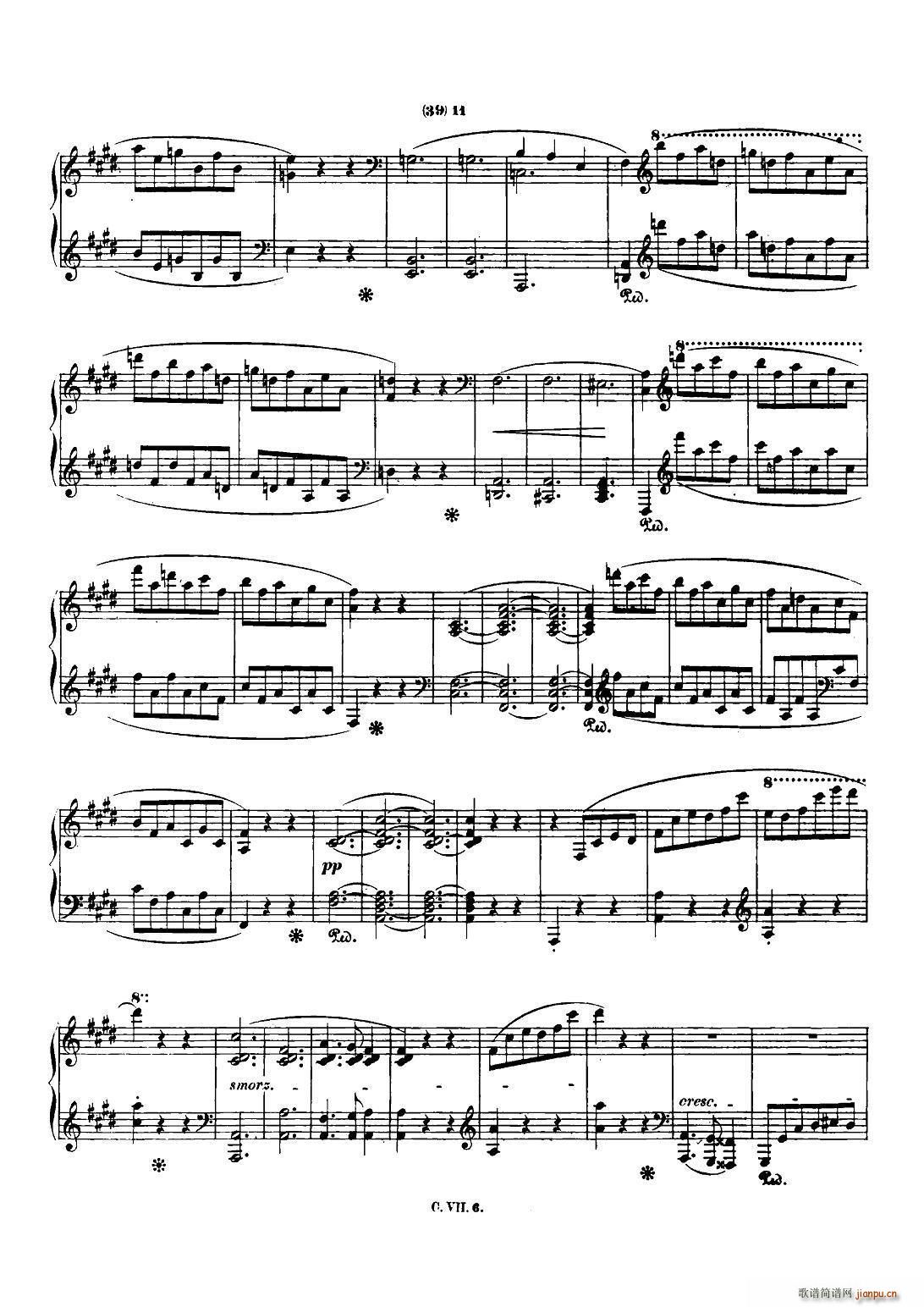Ф Co Chopin Scherzo No 3 cС{ Op 39(V)10