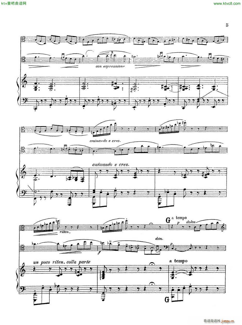 Drigo Meditation Viola Cello Piano(V)16