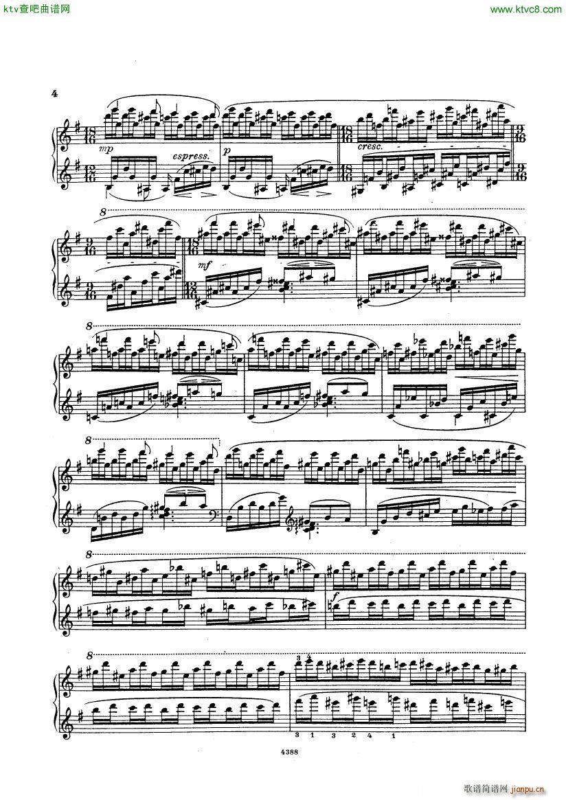 Bortkiewicz Op29 12 Etudes Nouvelles Book 1(V)3