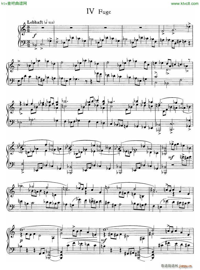 Hindemith Piano Sonata No 3(V)17