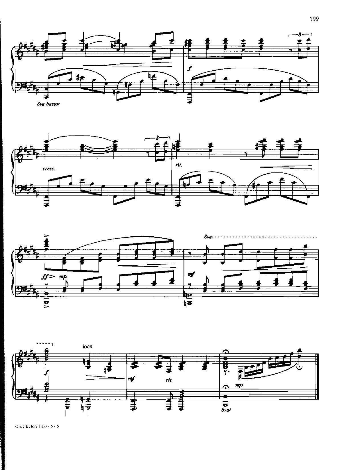 ONCE BEFORE I GO Dan Coates {(dio) (V)5