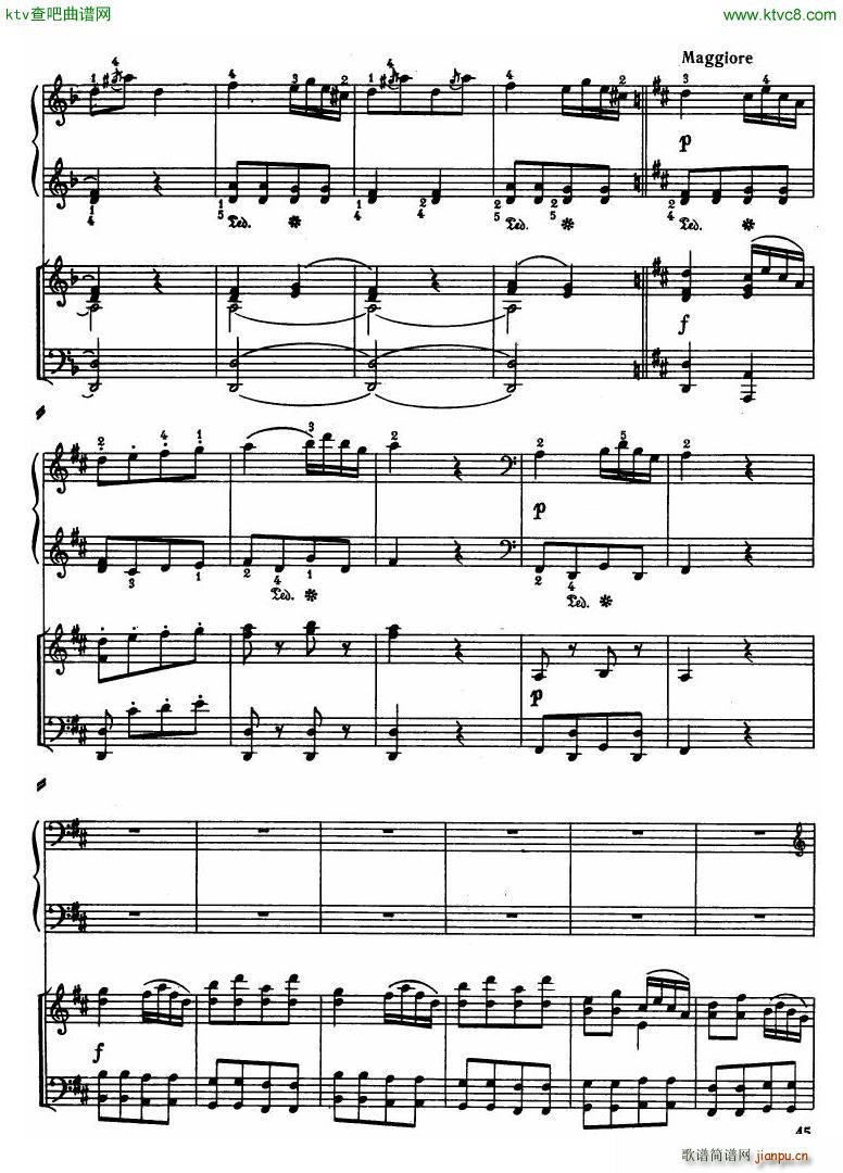 Haydn Piano Concerto in D Major 2pf(V)43