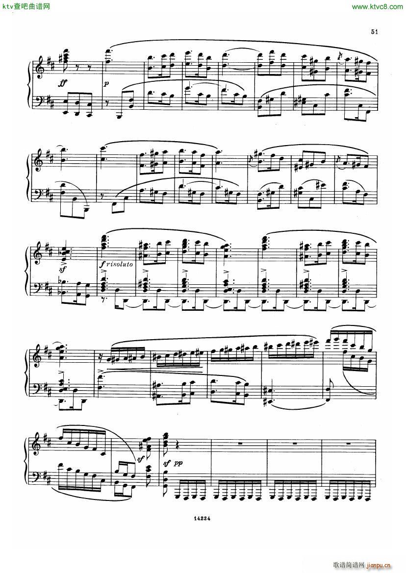 Balakirev Scherzo No 1(V)14