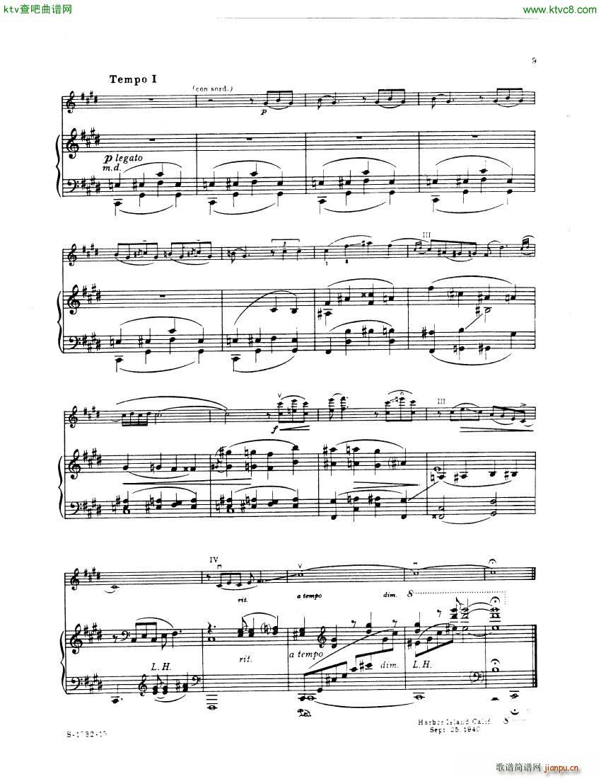 3 Preludes Piano Parts Gershwin(V)8