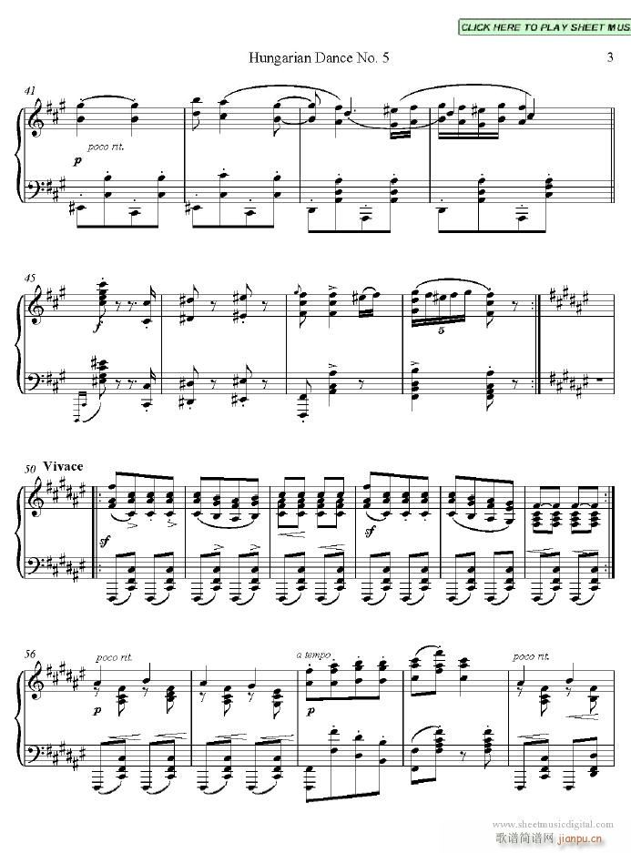 Hungarian Dance no.5(V)3