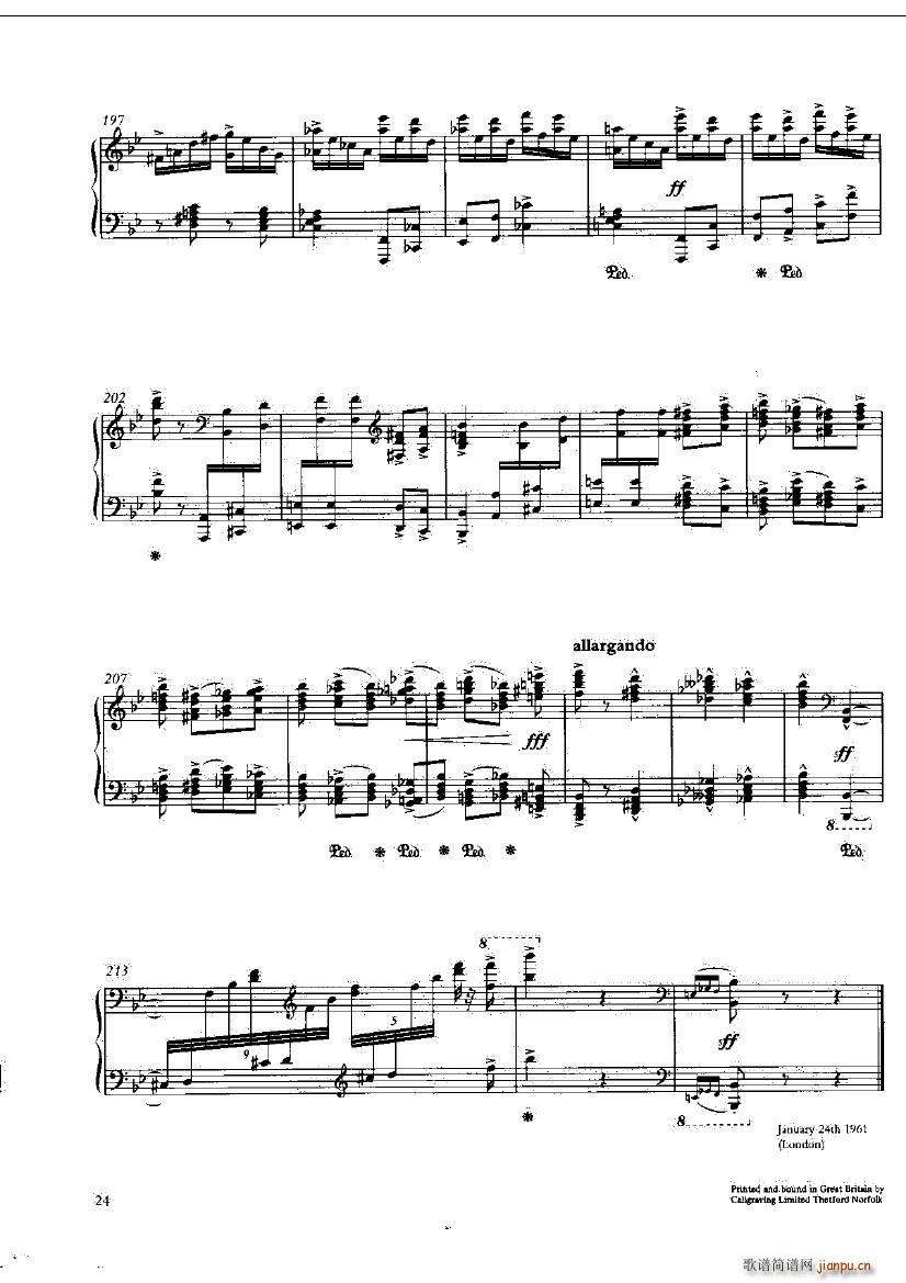 Bowen Op 160 Piano Sonata in Bb(V)24