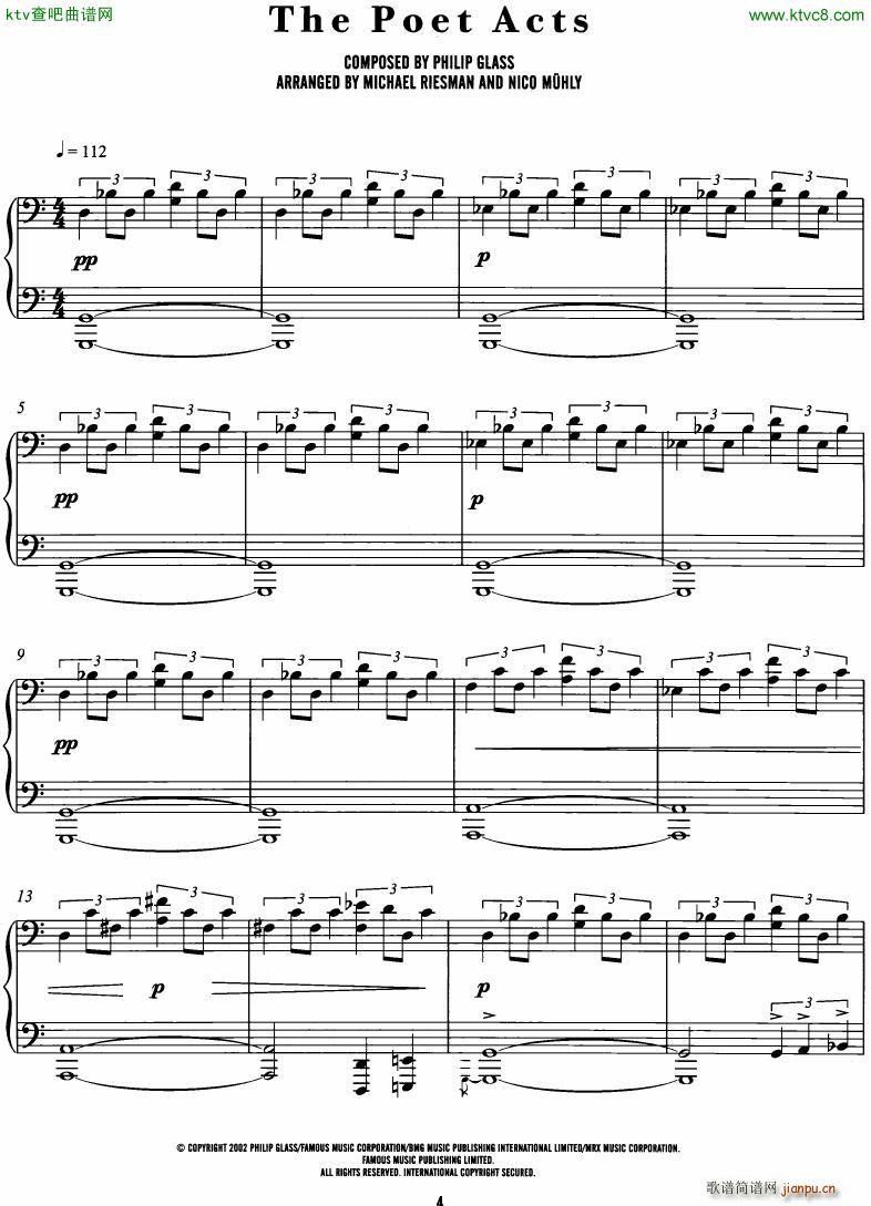 Philip Glass The Hours complete book(V)1